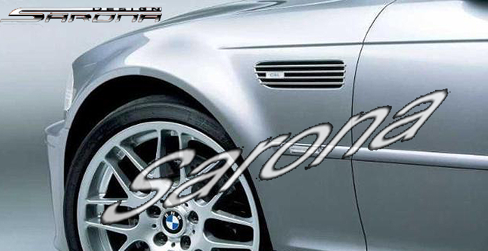 Custom BMW 3 Series Fenders  Sedan (1999 - 2001) - $650.00 (Manufacturer Sarona, Part #BM-001-FD)